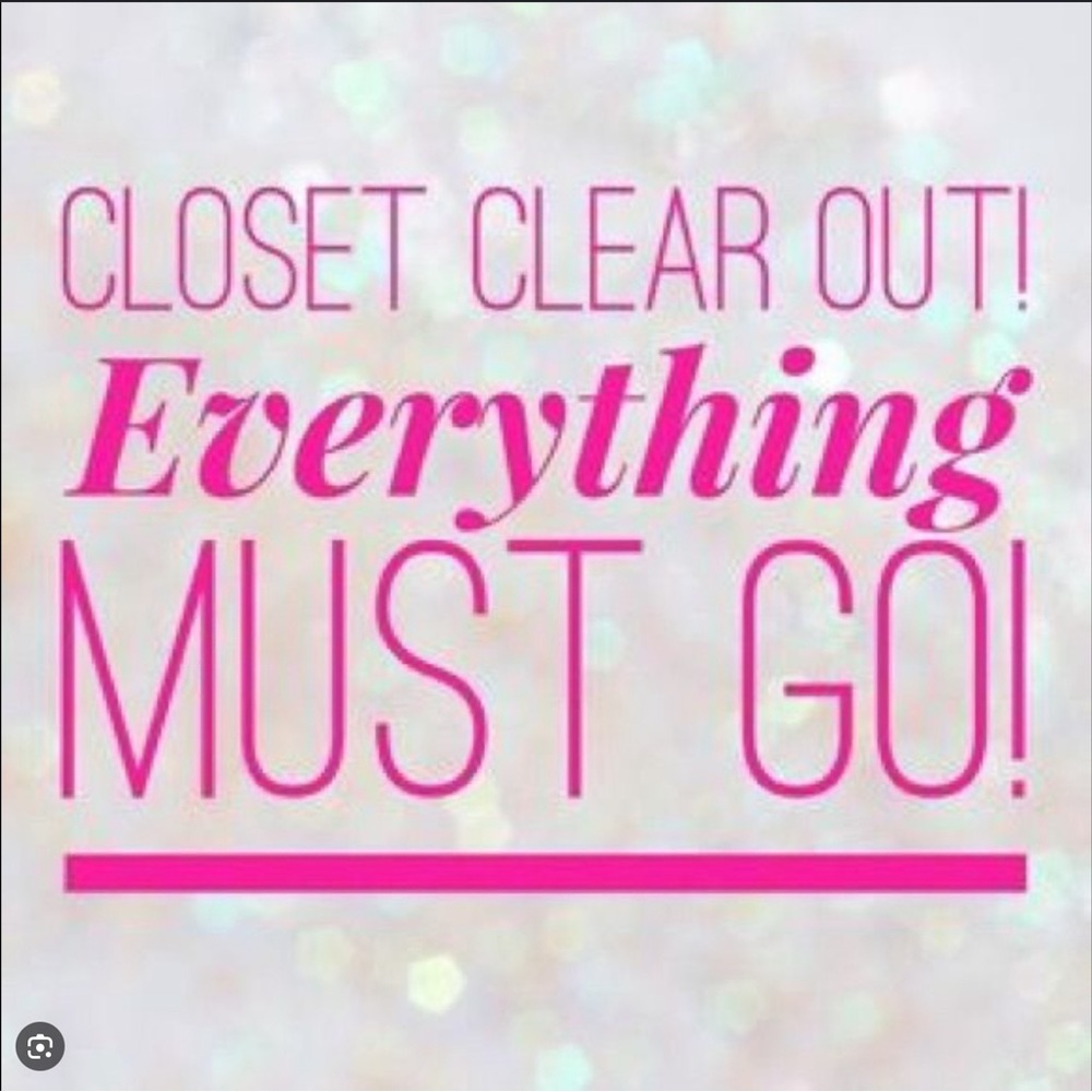 Clearing out closet